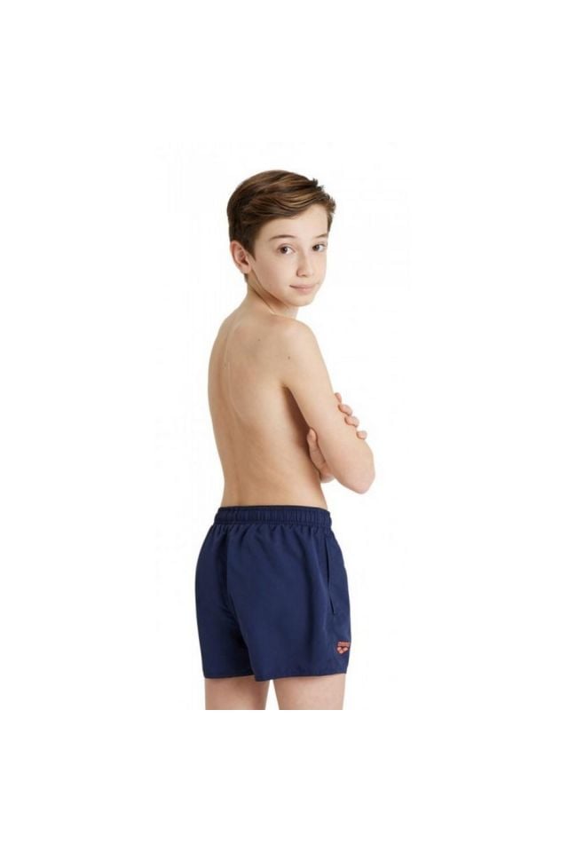 Arena Beach Boxer Logo Erkek Çocuk Deniz Plaj Şort Mayo Lacivert 005262700