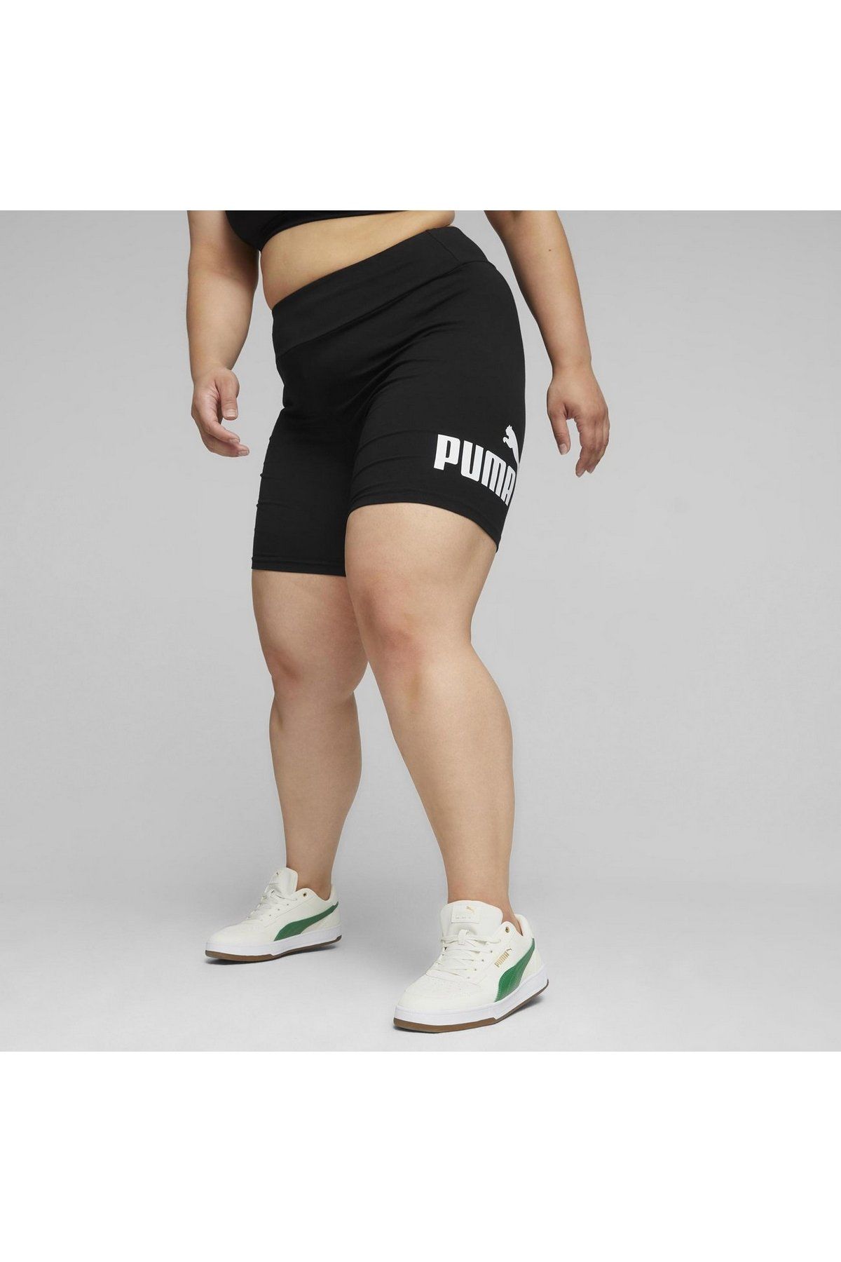 Puma ESS 7'' Logo Short Leggings Puma-Black Bayan Tayt Short Siyah 84834701 XS