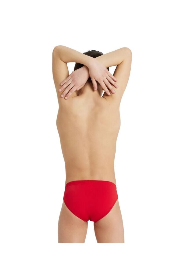 Arena Boy's Team Swim Briefs Solid Erkek Çocuk Yüzücü Mayo Kırmızı 004774450 14-15