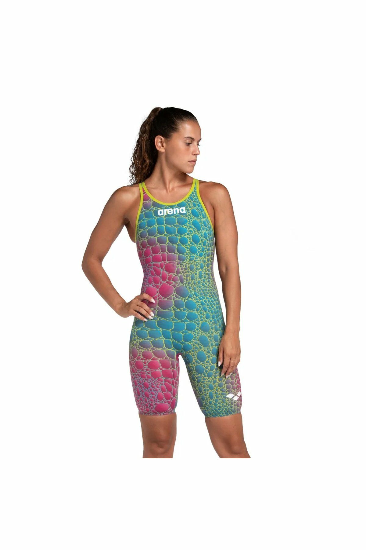 Arena Women Powerskin Carbon Air2 Le Ob Bayan Karbon Yarış Mayosu Renkli̇ 006341303 38