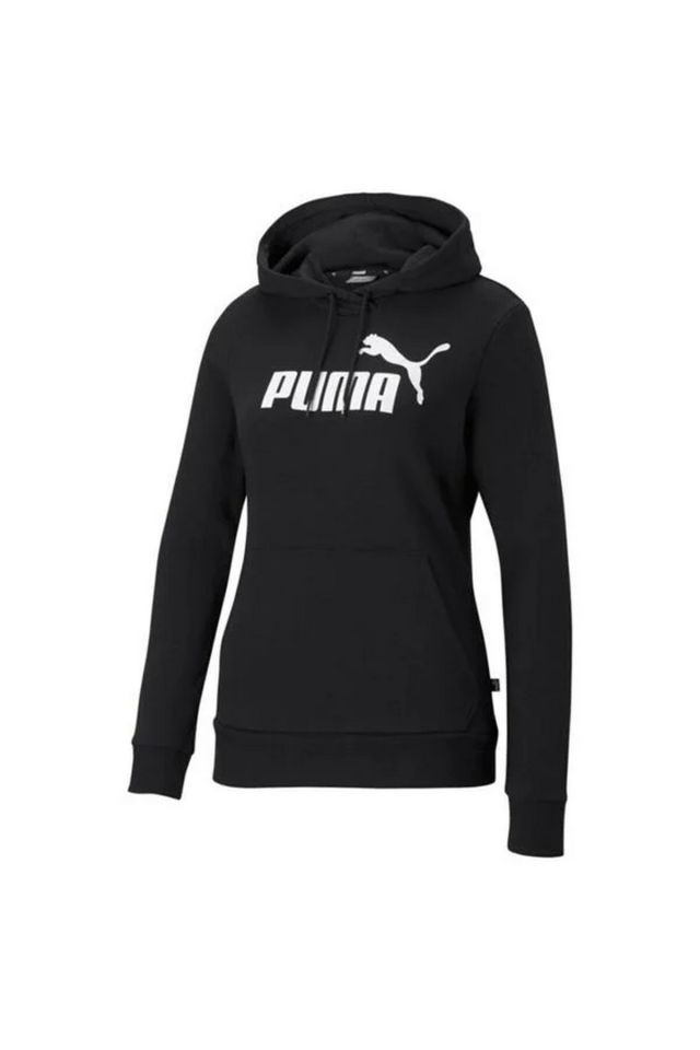 Puma ESS Logo Hoodie TR Puma-Black Bayan Sweatshirt Siyah 58679101
