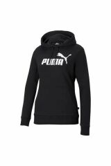 Puma ESS Logo Hoodie TR Puma-Black Bayan Sweatshirt Siyah 58679101 M