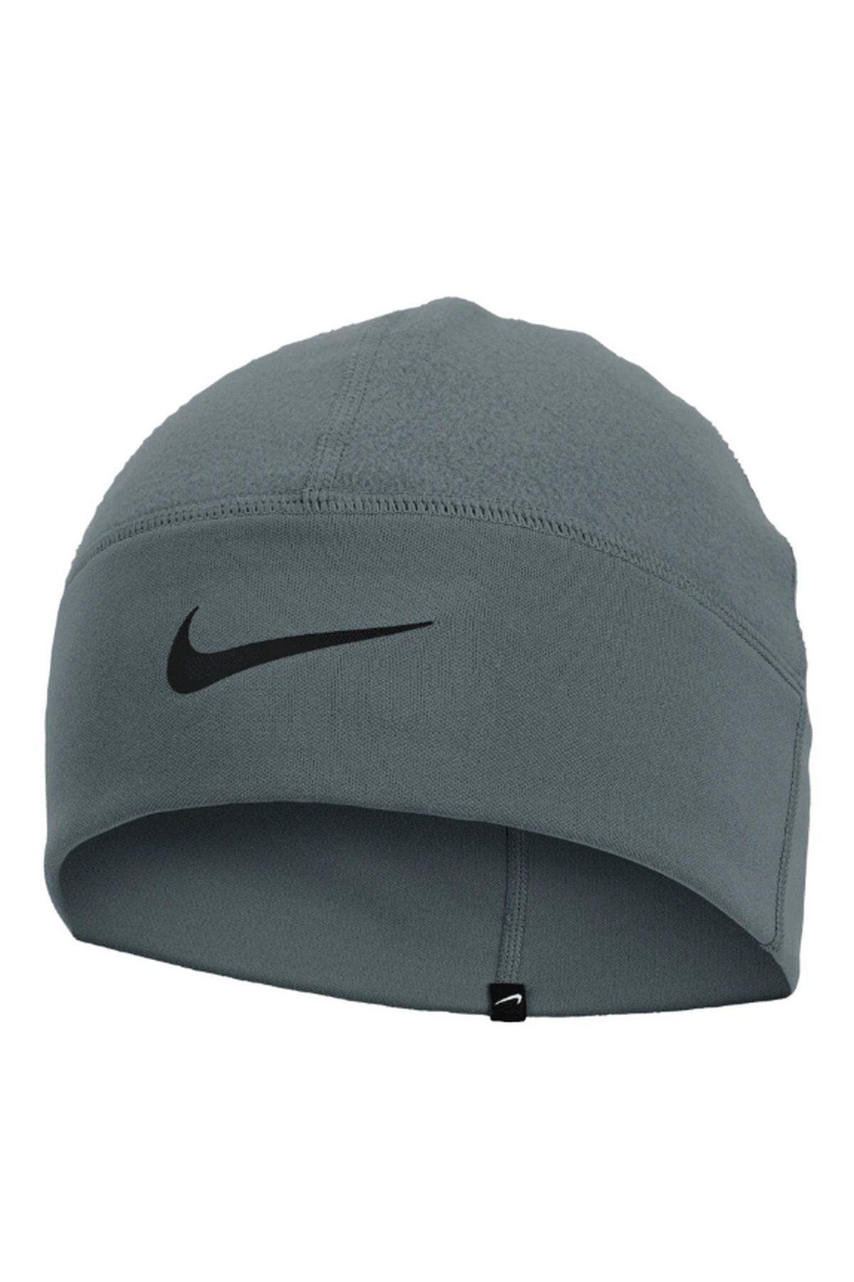 Nike Therma-fit Fleece Beanie Smoke Grey/Black Osfm Unisex Spor Bere Gri N.101.2404.062.OS