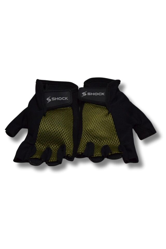 Shock Team Gym & Fitness Spor Eldiven Yeşil Beden L
