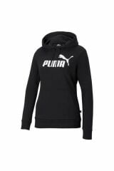 Puma ESS Logo Hoodie TR Puma-Black Bayan Sweatshirt Siyah 58679101 XS