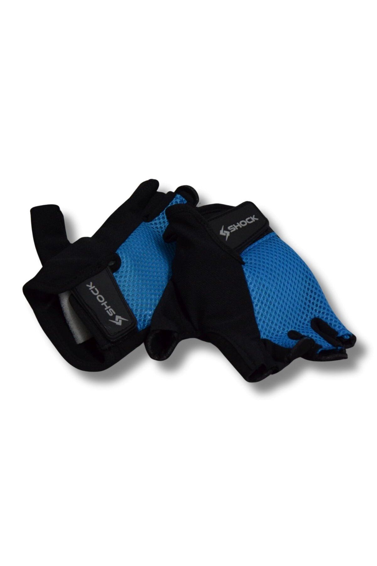 Shock Team Gym & Fitness Spor Eldiven Mavi Beden XL