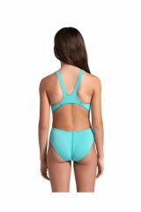 Arena Girl's Team Swimsuit Swim Tech Solid Kız Çocuk Mayo Mavi 004764870 12-13