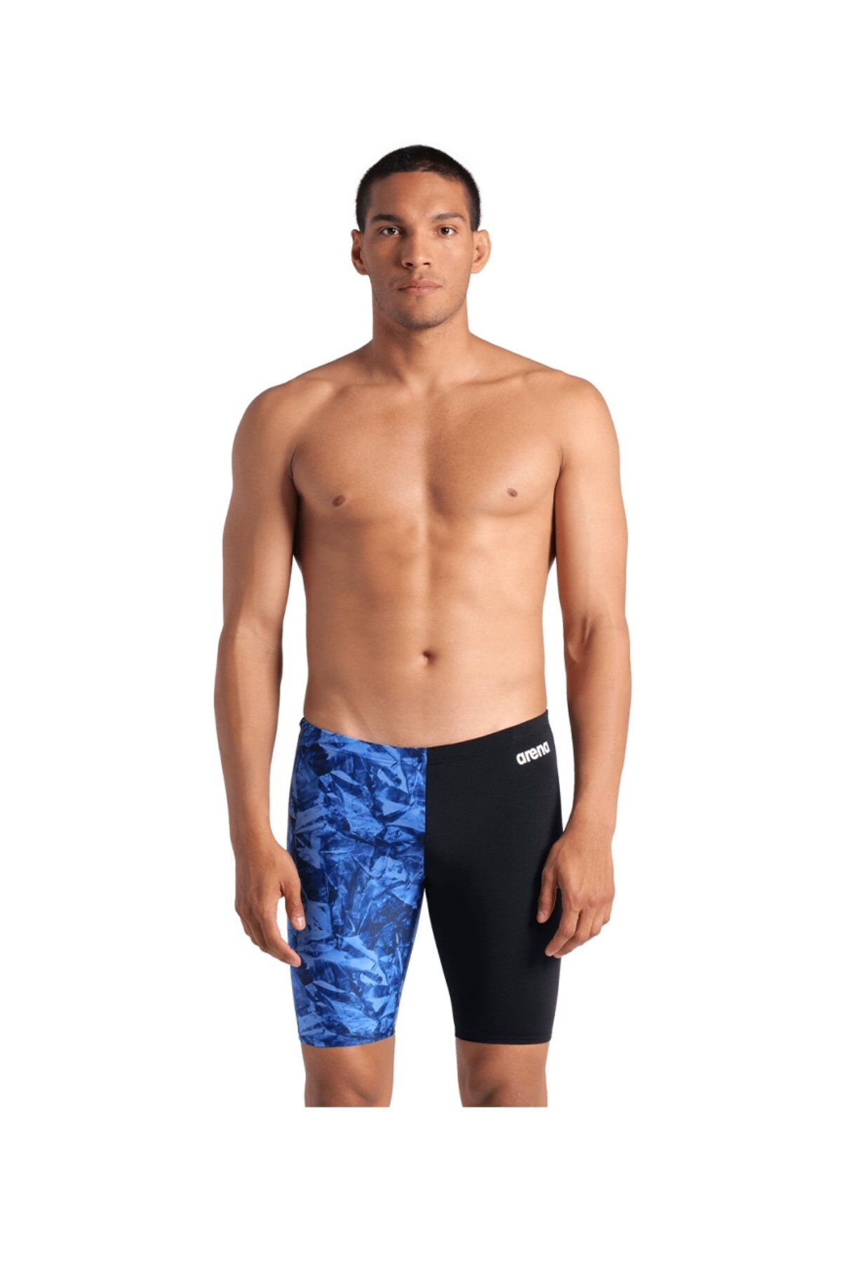 Arena Men's Team Crackle Swim Jammer (85 Beden) Erkek Yüzücü Mayo Siyah 008153200