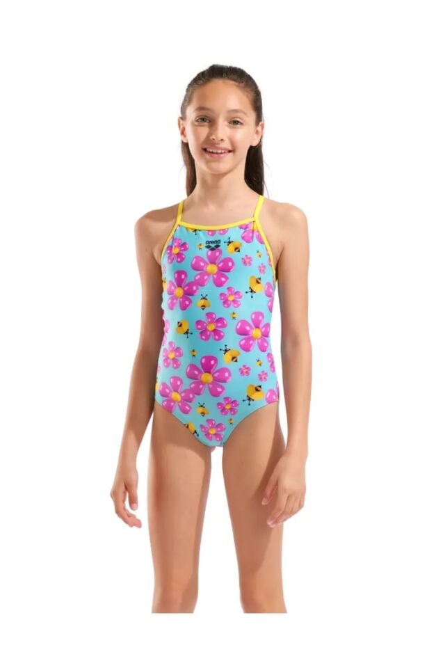 Arena Girl's Spring Swimsuit Lightdrop Back Kız Çocuk Mayo Renkli 010751830